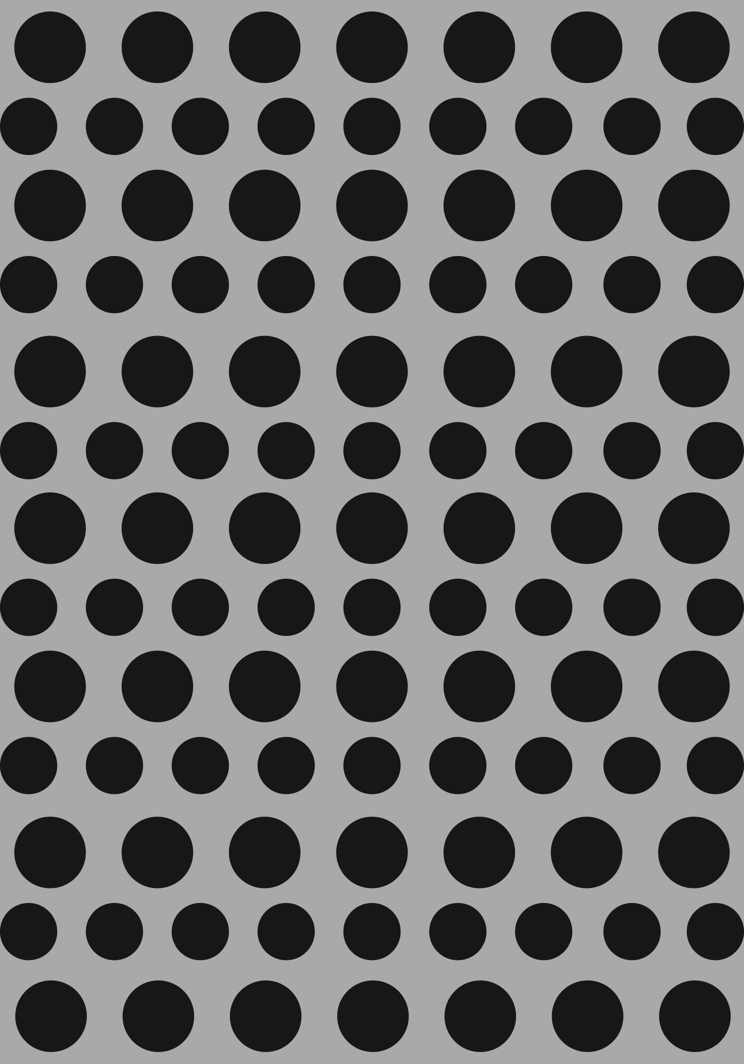 PRI00623 - Muster Rub-On Stickerbogen Deko Kreise Schwarz